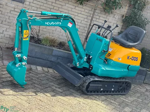 Kubota k-005 Diesel minigraver gebruikte micrograver