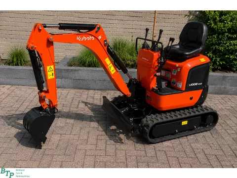 Kubota Nieuwe U-008 5s2 Showmodel minigraver demo
